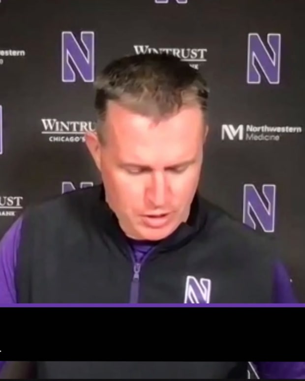 Pat Fitzgerald Iowa Pregame